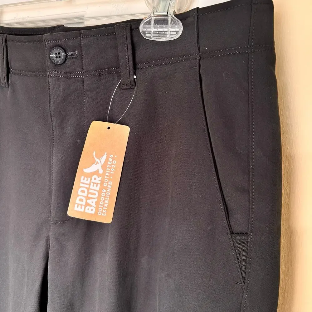 NWT Eddie Bauer Mr Flex Gray WR Sport Chino Classic Fit Men's 34/34